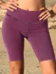 Shop the Look: Essential Biker + Reversible Crop Tank – Tie Dye Violet